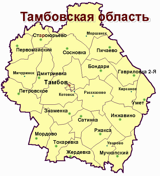 Такси в Тамбовскую область фото